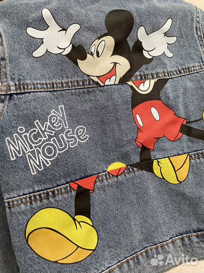 Джинсовая куртка Zara Mickey Mouse 92-122