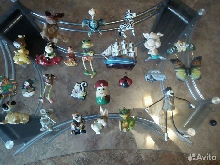 Подвесные игрушки на магнитах