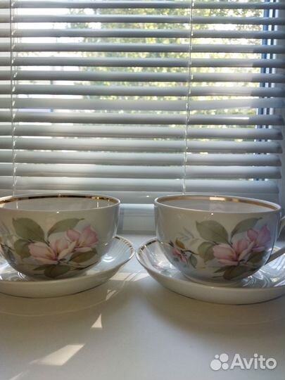 Чашка с блюдцем Вербилки