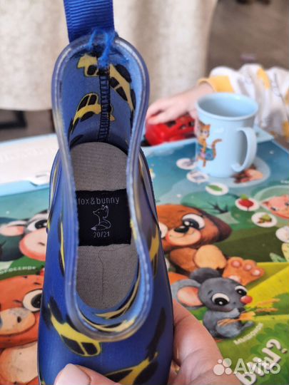 Детские резиновые сапоги,20/21 размер