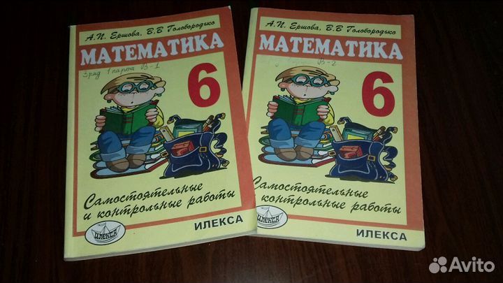 6класс книги по математике