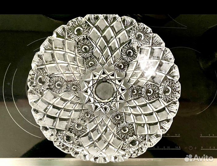 Сахарница Конфетница Фруктовница. Хрусталь СССР