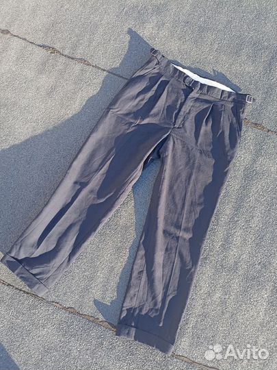 Брюки мужские с защипами W34 Old money