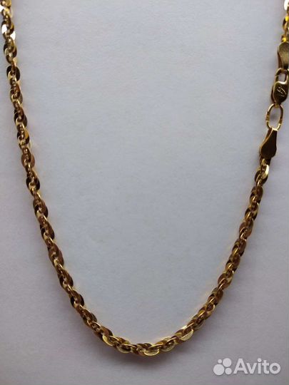 Золотая цепь 585 пробы (новая) р 51см