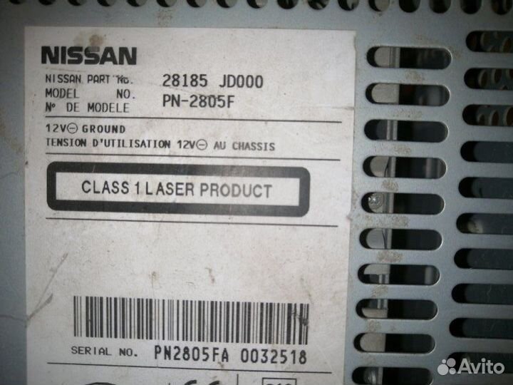 Магнитола Nissan Qashqai