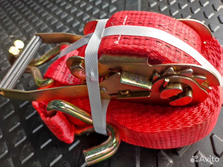 Стяжка (Ремень) крепления груза на 10 тонн,8 шт