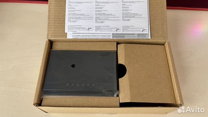 Новый гигабитный коммутатор D-link DGS-1005D