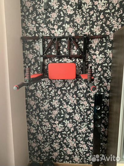 Турник Мультихват (чёрно/красный)