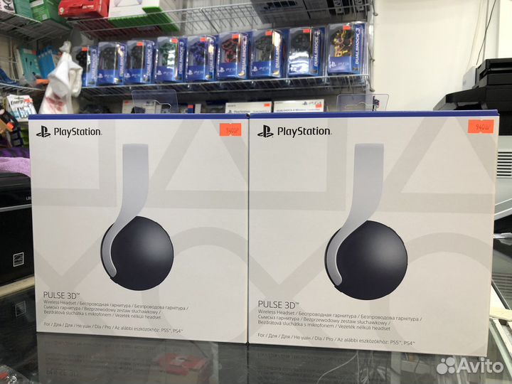 Наушники Sony pulse 3D для PS5/PS4/пк/тв