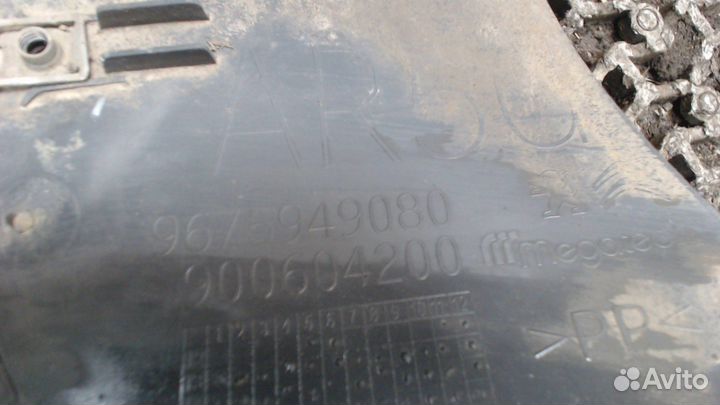 Защита арок (подкрылок) Citroen C4 Picasso, 2017