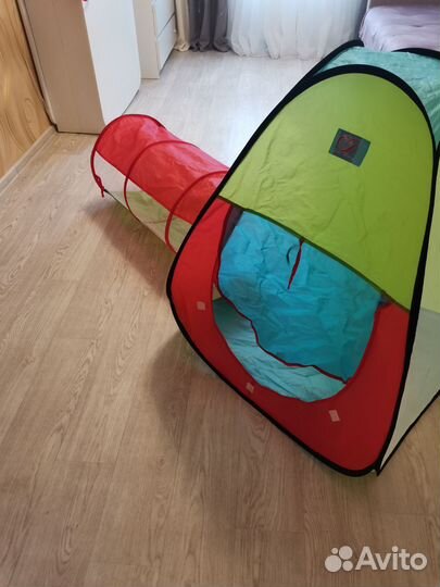 Детская игровая палатка с тоннелем