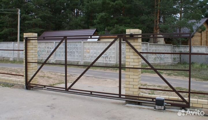 Металлические ворота