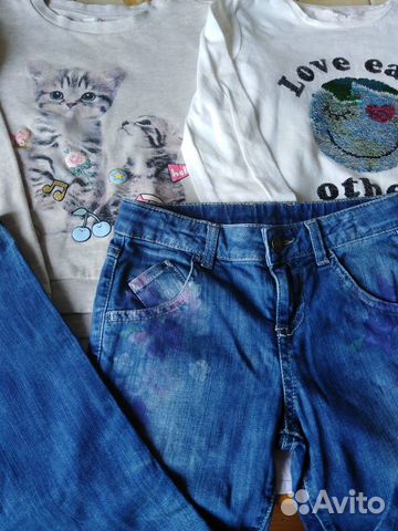 Продаю вещи пакетом для девочки 6-8 лет