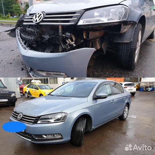 Ремонт бампера автомобиля, полировка авто