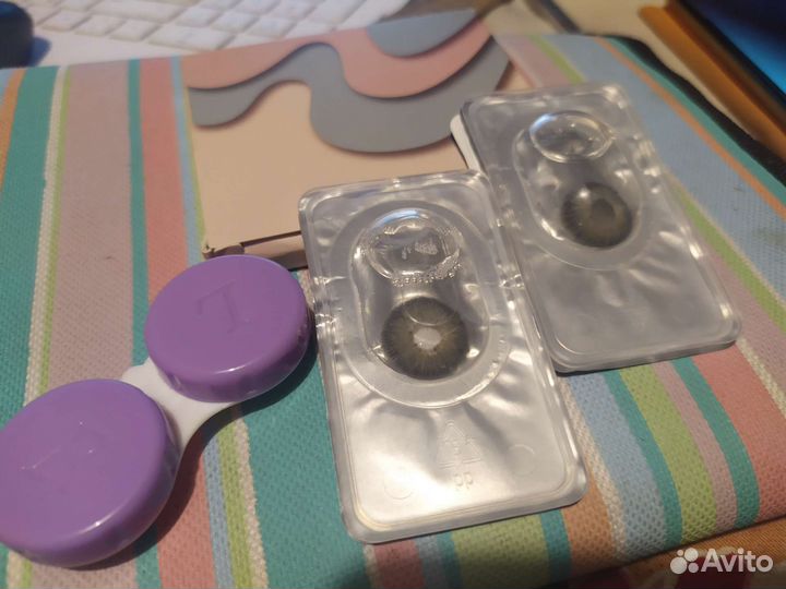 Цветные линзы серые