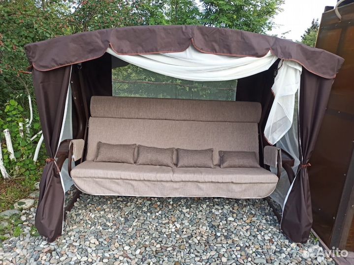 Тенты для садовых качелей