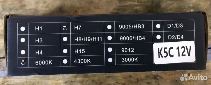 Led лампы dawn knight k5c H7