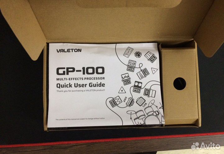 Гитарный процессор valeton gp 100
