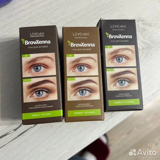 Хна для бровей brow henna