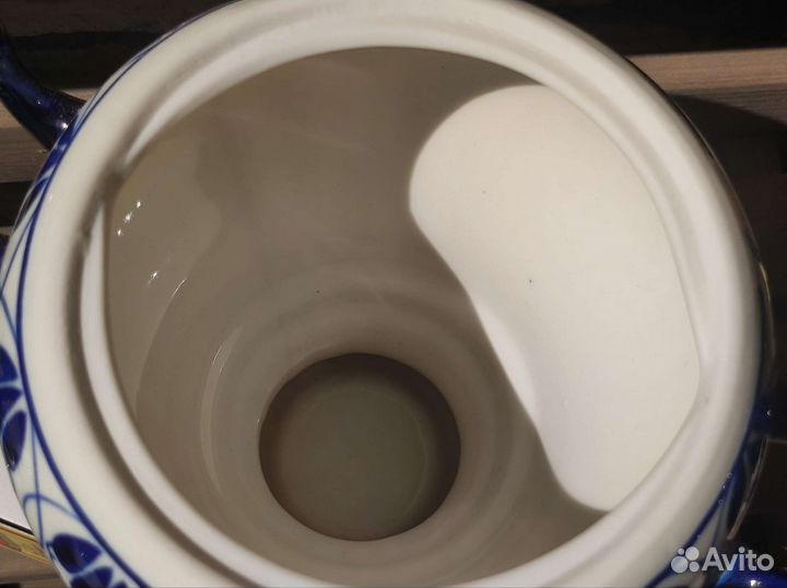 Подарок - Самовар-шкатулка Гжель, 1970-80 гг