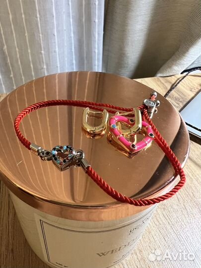 Серьги и браслет