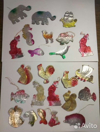 Елочные игрушки картонаж