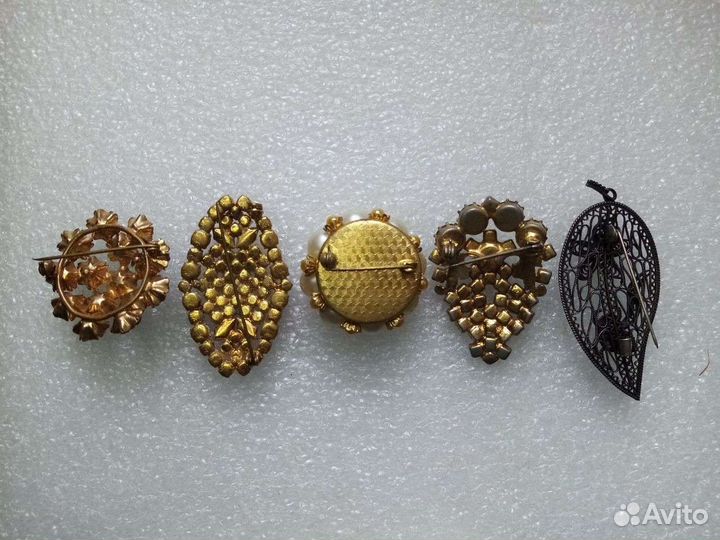 Броши винтаж 19 шт