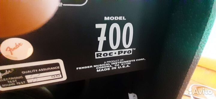 Гитарный комбоусилитель fender roc-pro 700