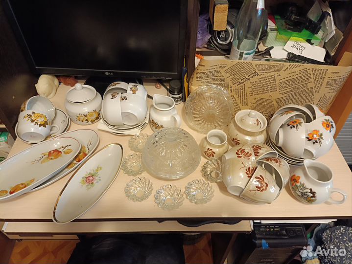Посуда СССР. Фарфор, хрусталь
