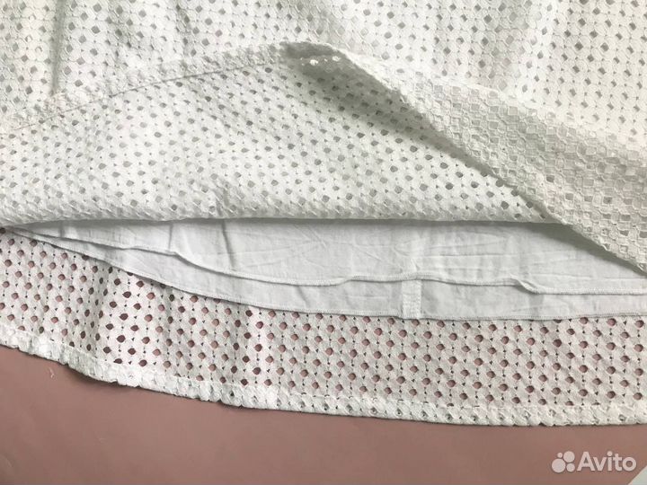 Блузка женская белая 44 46 юбка