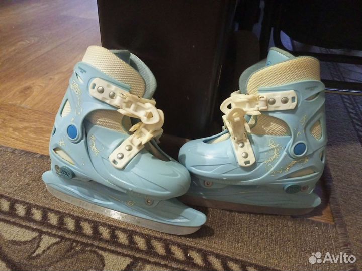 Коньки фигурные детские roces раздвижные