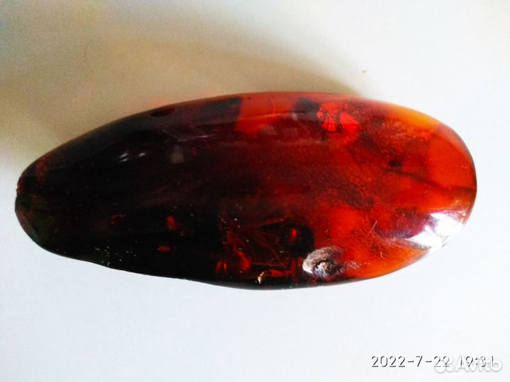 Брошь из янтаря большая СССР винтаж 70-е гг