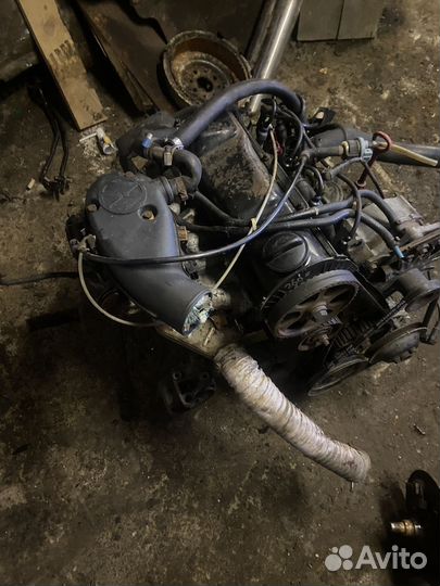 Двигатель volkswagen passat b3 1.6 моно с коробкой