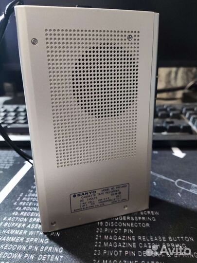Кассетный магнитофон sanyo trc 2450