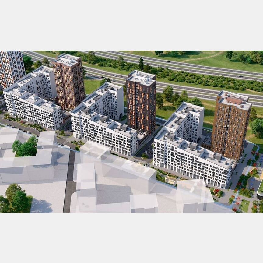 3-к. квартира, 69,3 м², 17/18 эт.