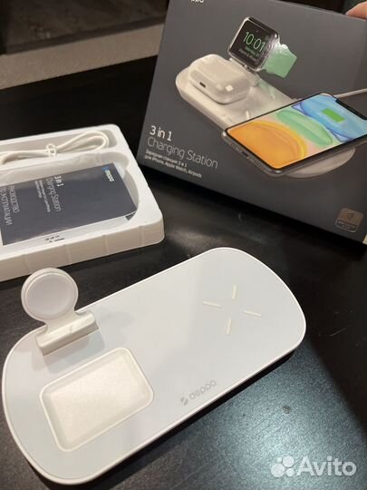 Зарядная станция 3 в 1 Deppa Charging Station