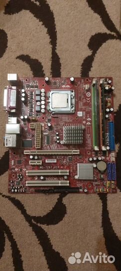 Материнская плата + процессор + озу