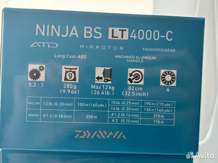 Катушка рыболовная Daiwa ninja