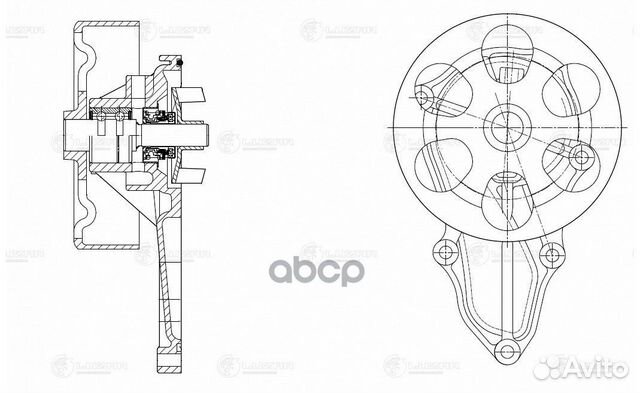 Насос водяной Accord (03) 2.4i K24A4 LWP232