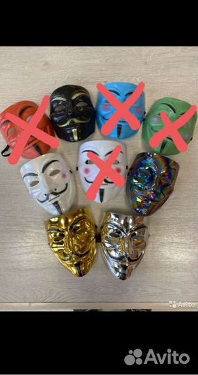 Маска анонимуса (Гая Фокса)