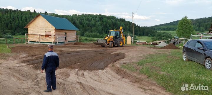Аренда спецтехники, экскаватор- погрузчик
