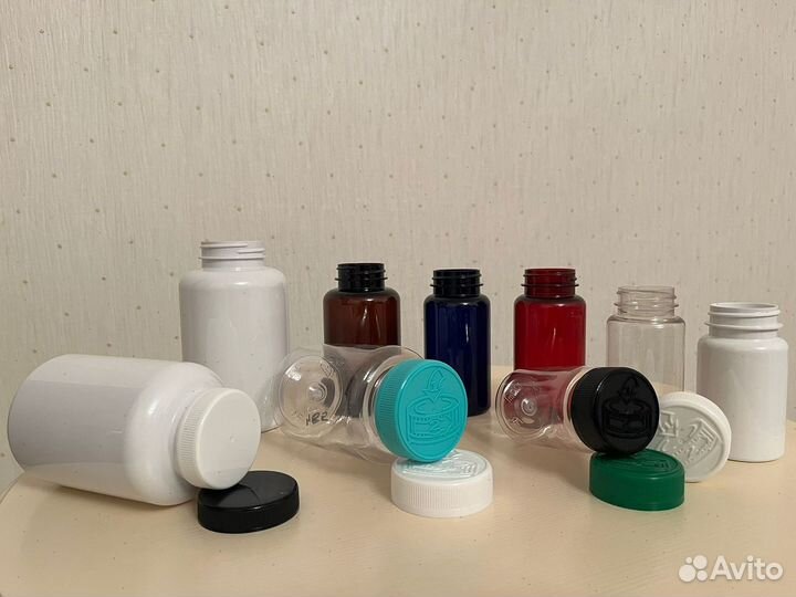 Банки пэт с крышкой для хранения