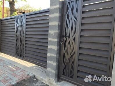 Откатные ворота под ключ