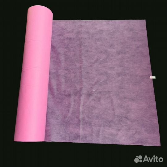 Простыни 80*200 розовые поплотнее 100 шт/рул