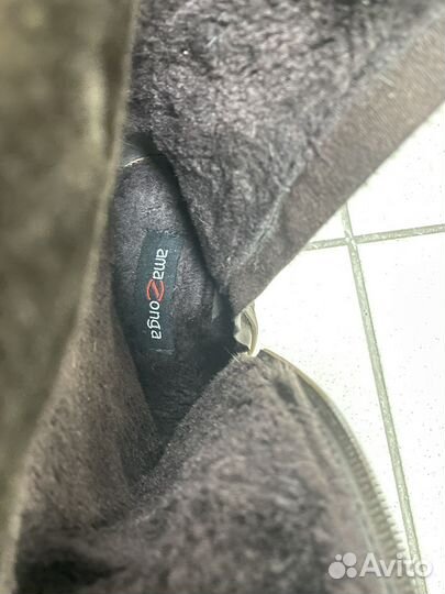 Сапоги женские замшевые 38 размер