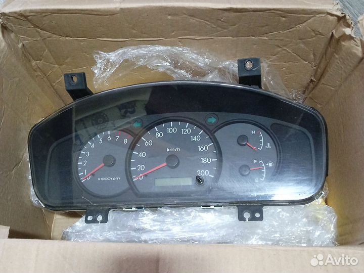 Панель приборов на kia rio1