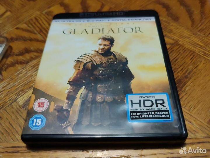 Gladiator 4K Ultra HD Blu-ray 3 Disk Original