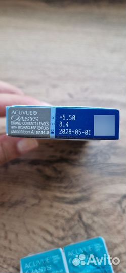Линзы контактные Acuvue Oasys -5.5 двухнедельные