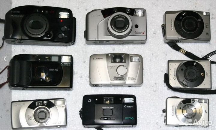 Фотоаппараты пленочные Olympus,Yashica,Canon,Fuji