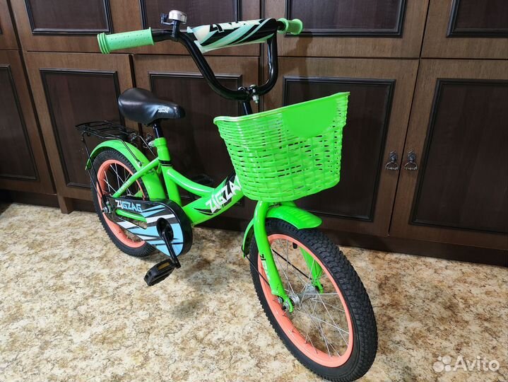 Детский велосипед, колеса 16 дюймов